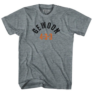 Holland Netherlands Gewoon 4-3-3 SoccerAdult Tri-Blend T-shirt by Ultras Holland Netherlands Gewoon 4-3-3 SoccerAdult Tri-Blend T-shirt by Ultras