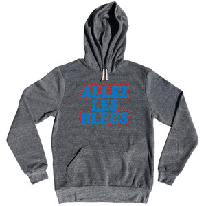 France ALLEZ Les Bleus Soccer Tri-Blend Hoodie Soccer T-shirt by Ultras France ALLEZ Les Bleus Soccer Tri-Blend Hoodie Soccer T-shirt by Ultras
