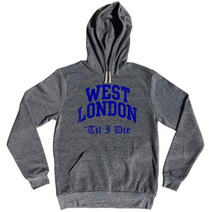Chelsea West London Til I Die Soccer Tri-Blend Hoodie Soccer T-shirt by Ultras Chelsea West London Til I Die Soccer Tri-Blend Hoodie Soccer T-shirt by Ultras