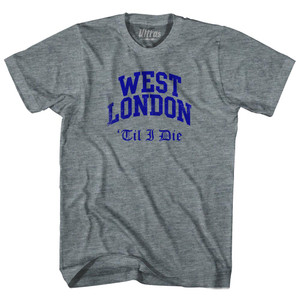 Chelsea West London Til I Die Soccer Youth Tri-Blend T-shirt by Ultras Chelsea West London Til I Die Soccer Youth Tri-Blend T-shirt by Ultras