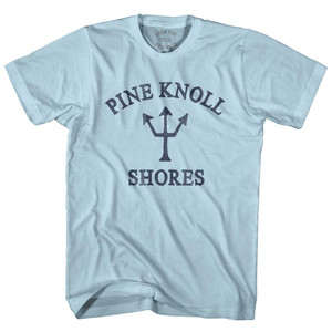 Pine Knoll Shores Trident Adult Cotton T-shirt by Ultras