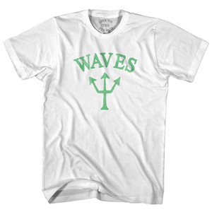 Waves Emerald Art Trident Womens Cotton Junior Cut T-Shirt by Ultras Waves Emerald Art Trident Womens Cotton Junior Cut T-Shirt by Ultras