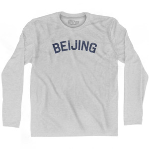 BEIJING Adult Cotton Long Sleeve T-shirt by Ultras BEIJING Adult Cotton Long Sleeve T-shirt by Ultras