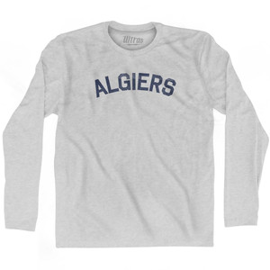 ALGIERS Adult Cotton Long Sleeve T-shirt by Ultras