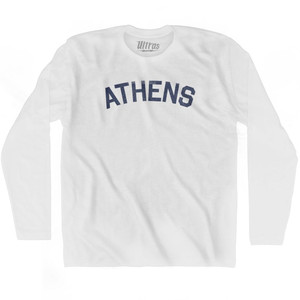 ATHENS Adult Cotton Long Sleeve T-shirt by Ultras