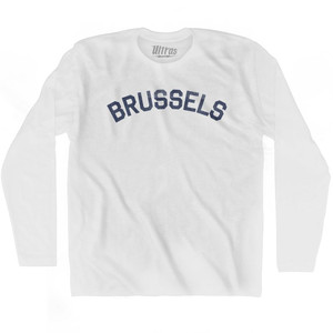 BRUSSELS Adult Cotton Long Sleeve T-shirt by Ultras