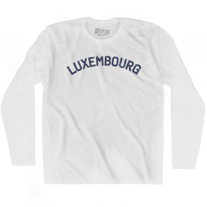 LUXEMBOURG Adult Cotton Long Sleeve T-shirt by Ultras