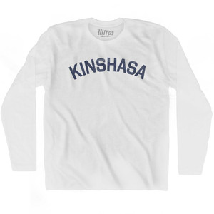 KINSHASA Adult Cotton Long Sleeve T-shirt by Ultras