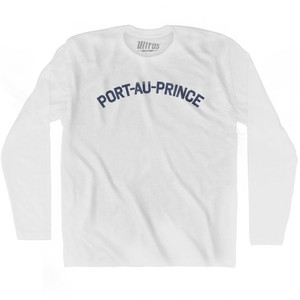 PORT AU PRINCE Adult Cotton Long Sleeve T-shirt by Ultras