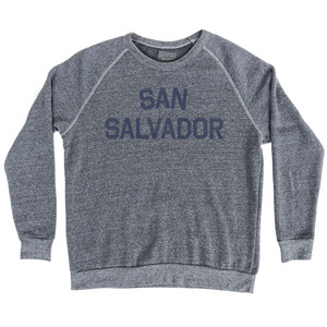 SAN SALVADOR Adult Tri-Blend Sweatshirt by Ultras