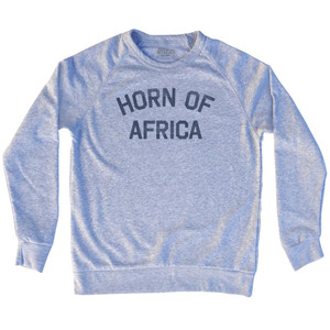Horn Of Africa Adult Tri-Blend Sweatshirt by Ultras