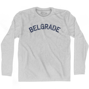 BELGRADE Adult Cotton Long Sleeve T-shirt by Ultras