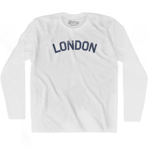 LONDON Adult Cotton Long Sleeve T-shirt by Ultras