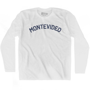 MONTEVIDEO Adult Cotton Long Sleeve T-shirt by Ultras