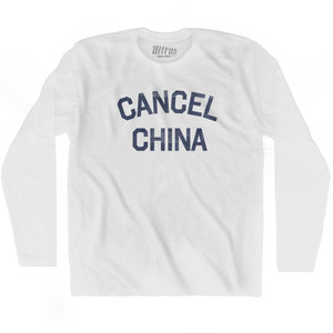 Cancel China Adult Cotton Long Sleeve T-shirt by Ultras