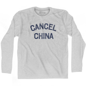 Cancel China Adult Cotton Long Sleeve T-shirt by Ultras