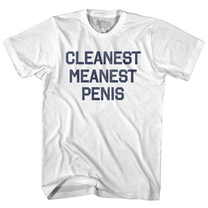 Cleanest Meanest Penis Women Cotton Junior Cut T-Shirt by Ultras