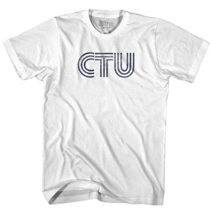 Chengdu CTU Airport Adult Cotton T-shirt - White