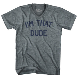 I am That Dude Tri-Blend V-neck Women Junior Cut T-shirt by Ultras I am That Dude Tri-Blend V-neck Women Junior Cut T-shirt by Ultras