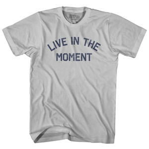 Live In The Moment Adult Cotton T-shirt by Ultras