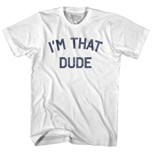 I am That Dude Youth Cotton T-shirt by Ultras