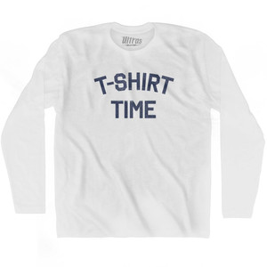 T Shirt Time Adult Cotton Long Sleeve T-shirt by Ultras T Shirt Time Adult Cotton Long Sleeve T-shirt by Ultras