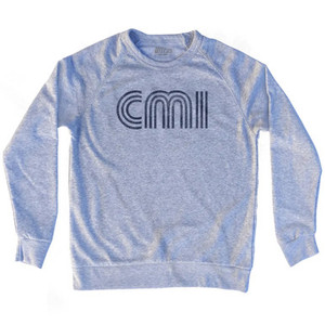 Champaign CMI Airport Adult Tri-Blend Sweatshirt - Heather Grey