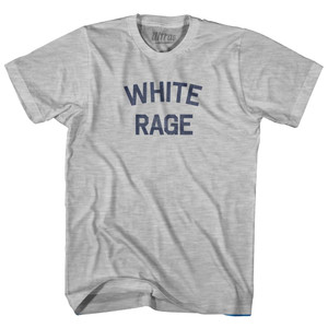 White Rage Adult Cotton T-Shirt by Ultras