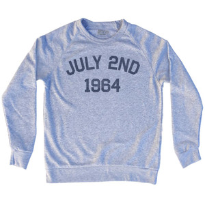 July 2nd 1964 Civil Rights Act of 1964 Adult Tri-Blend Sweatshirt by Ultras July 2nd 1964 Civil Rights Act of 1964 Adult Tri-Blend Sweatshirt by Ultras