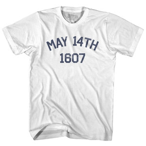 May 14th 1607 Jamestown Settlement Adult Cotton T-shirt by Ultras