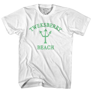 Northern Mariana Islands Tweksberry Beach Emerald Art Trident Adult Cotton T-Shirt by Ultras