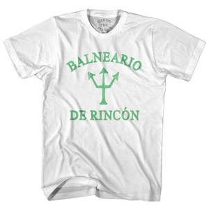 Puerto Rico Balneario De Rincon Emerald Art Trident Youth Cotton T-Shirt by Ultras