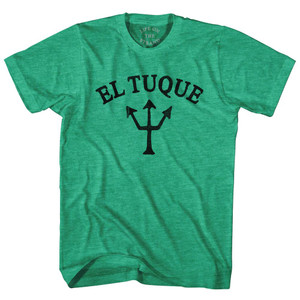 Puerto Rico El Tuque Trident Adult Tri-Blend T-Shirt by Ultras Puerto Rico El Tuque Trident Adult Tri-Blend T-Shirt by Ultras
