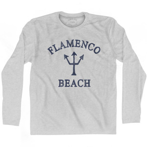 Puerto Rico Flamenco Beach Trident Adult Cotton Long Sleeve T-Shirt by Ultras Puerto Rico Flamenco Beach Trident Adult Cotton Long Sleeve T-Shirt by Ultras