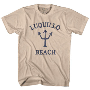 Puerto Rico Luquillo Beach Trident Adult Cotton T-Shirt by Ultras
