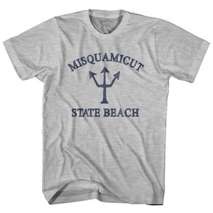 Rhode Island Misquamicut State Beach Trident Adult Cotton T-Shirt by Ultras Rhode Island Misquamicut State Beach Trident Adult Cotton T-Shirt by Ultras
