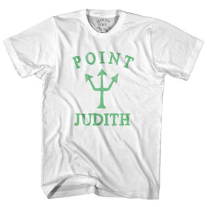 Rhode Island Point Judith Emerald Art Trident Adult Cotton T-Shirt by Ultras Rhode Island Point Judith Emerald Art Trident Adult Cotton T-Shirt by Ultras