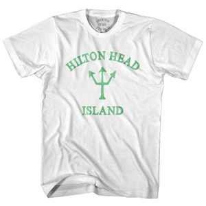South Carolina Hilton Head Island Emerald Art Trident Womens Cotton Junior Cut T-Shirt by Ultras