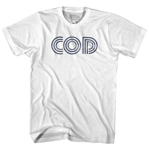 Cody COD Airport Womens Cotton Junior Cut T-Shirt - White