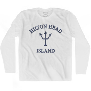 South Carolina Hilton Head Island Trident Adult Cotton Long Sleeve T-Shirt by Ultras