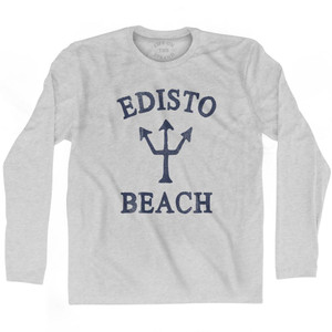 South Carolina Edisto Beach Trident Adult Cotton Long Sleeve T-Shirt by Ultras