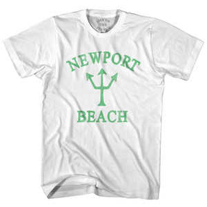 Rhode Island Newport Beach Emerald Art Trident Womens Cotton Junior Cut T-Shirt by Ultras
