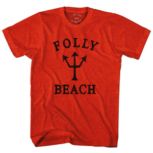 South Carolina Folly Beach Trident Adult Tri-Blend T-Shirt by Ultras South Carolina Folly Beach Trident Adult Tri-Blend T-Shirt by Ultras