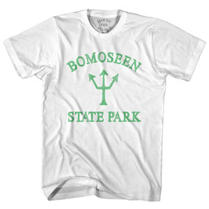 Vermont Bomoseen State Park Emerald Art Trident Adult Cotton T-Shirt by Ultras Vermont Bomoseen State Park Emerald Art Trident Adult Cotton T-Shirt by Ultras