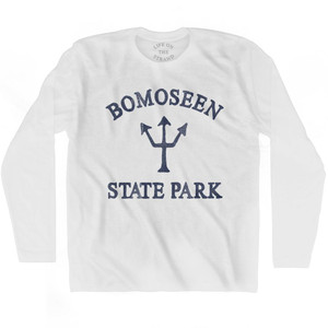 Vermont Bomoseen State Park Trident Adult Cotton Long Sleeve T-Shirt by Ultras Vermont Bomoseen State Park Trident Adult Cotton Long Sleeve T-Shirt by Ultras