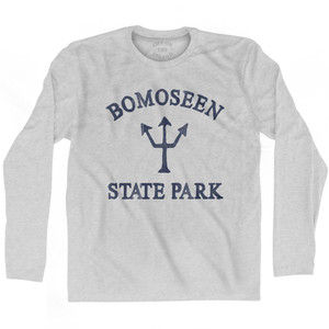 Vermont Bomoseen State Park Trident Adult Cotton Long Sleeve T-Shirt by Ultras Vermont Bomoseen State Park Trident Adult Cotton Long Sleeve T-Shirt by Ultras