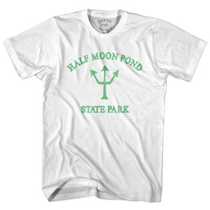 Vermont Half Moon Pond State Park Emerald Art Trident Womens Cotton Junior Cut T-Shirt by Ultras