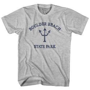Vermont Boulder Beach State Park Trident Adult Cotton T-Shirt by Ultras Vermont Boulder Beach State Park Trident Adult Cotton T-Shirt by Ultras