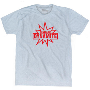 Denmark Dynamite Soccer Adult Tri-Blend T-shirt by Ultras