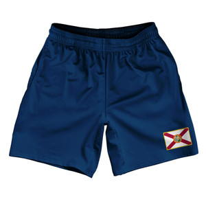 Florida State Heritage Flag Athletic Running Fitness Exercise Shorts 7" Inseam Made in USA Shorts by Ultras Florida State Heritage Flag Athletic Running Fitness Exercise Shorts 7" Inseam Made in USA Shorts by Ultras